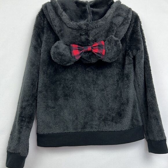 Disney Jumping beans full zip hooded Minnie Mouse jacket with ears and bow NWOT - Picture 8 of 11